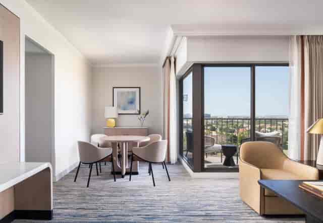 Modern conference suite at The Ritz-Carlton Dallas, ideal for corporate meetings and events.
