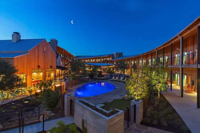 Outdoor courtyard