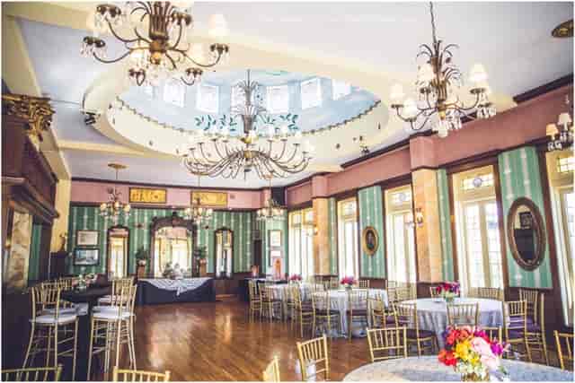Elegant Ballroom in AMA Houston with chandeliers, perfect for events and celebrations