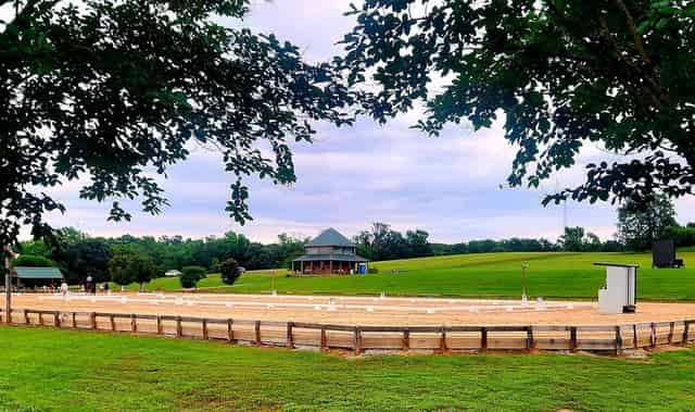 Outdoor show arenas