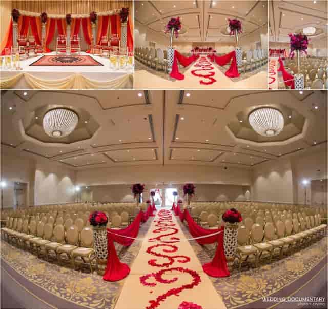 Elegant ballroom at The Fairmont San Jose, perfect for weddings and formal events.