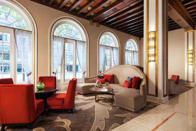 Elegant ballroom lounge at The Westin San Jose for events and gatherings.