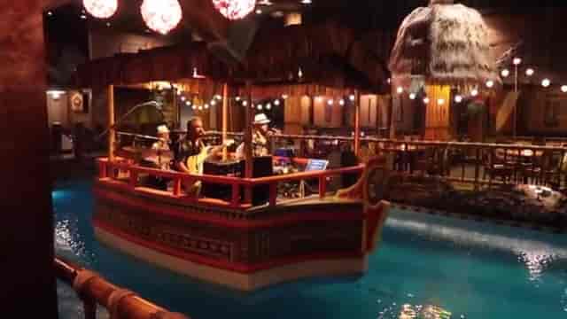 Hurricane Club venue in San Francisco with tropical decor for immersive events and celebrations.