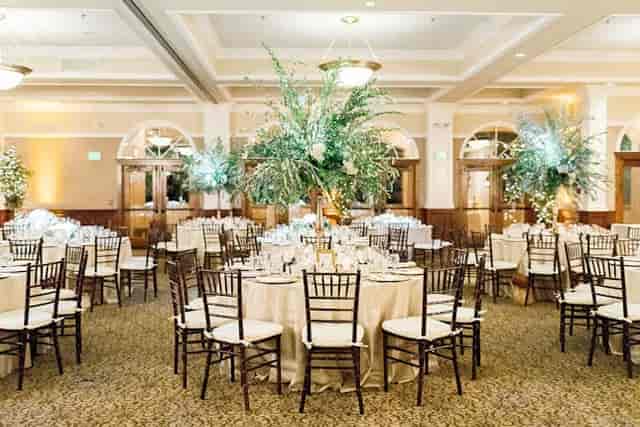 Elegant conference center in Villa Ragusa for weddings and corporate events.