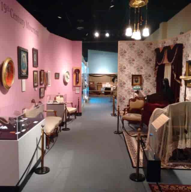 Elegant auditorium at National Museum of Funeral History, perfect for intimate events.