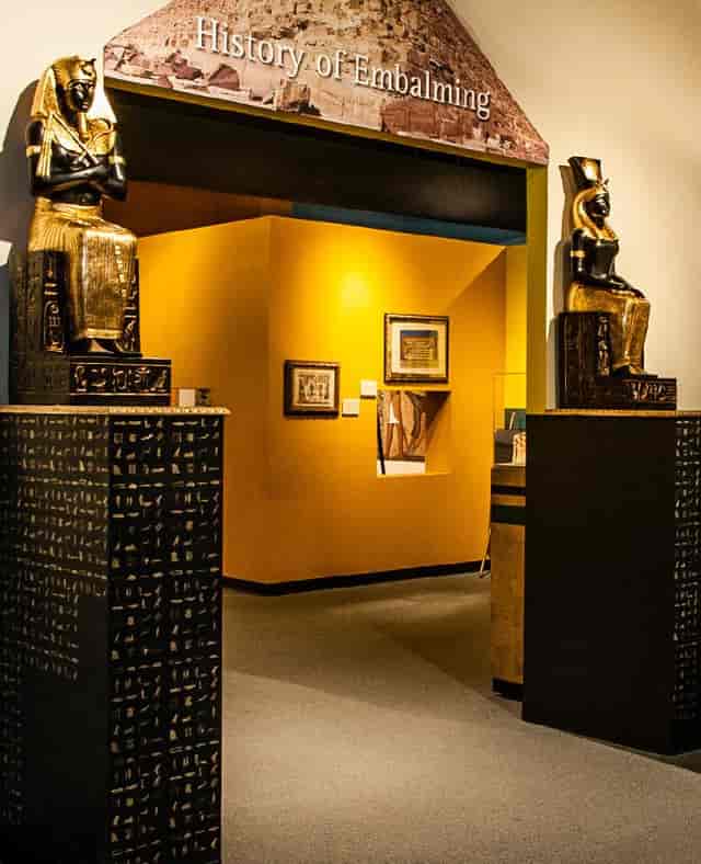 Elegant exhibition space at National Museum of Funeral History, ideal for cultural events.