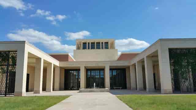 George W. Bush Presidential Museum, modern venue for conferences and weddings.