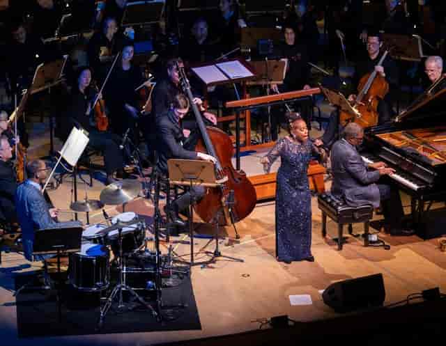 Janice H. Barrow performs at Houston Symphony, showcasing a vibrant live music event.