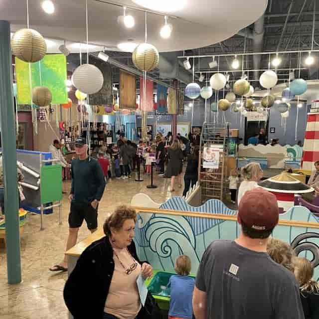 Kids’ Hall in Children’s Museum Houston: vibrant event space for family activities and engagement.
