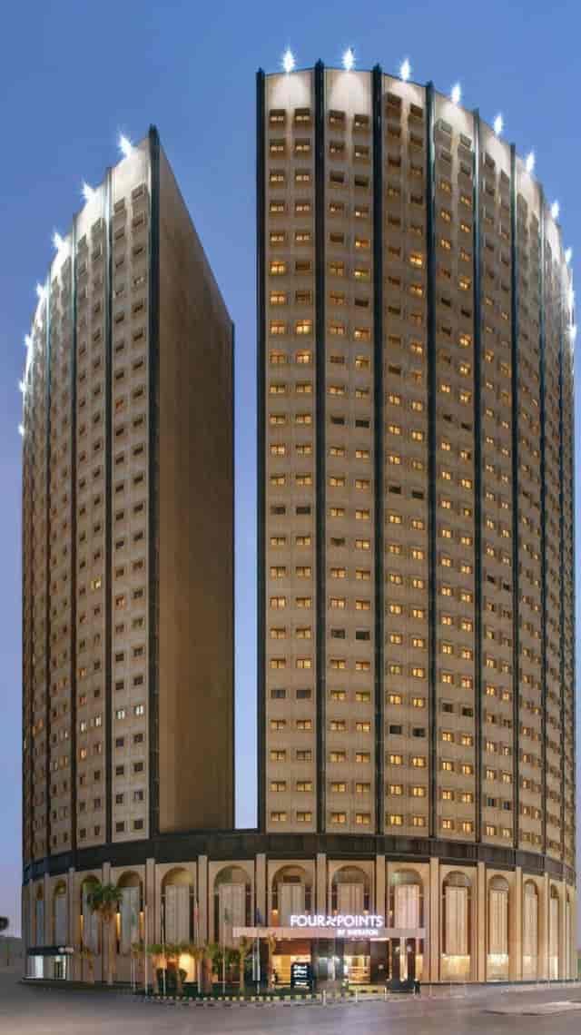 Khaldia Hotel, modern architecture, ideal for conferences and events in Riyadh.