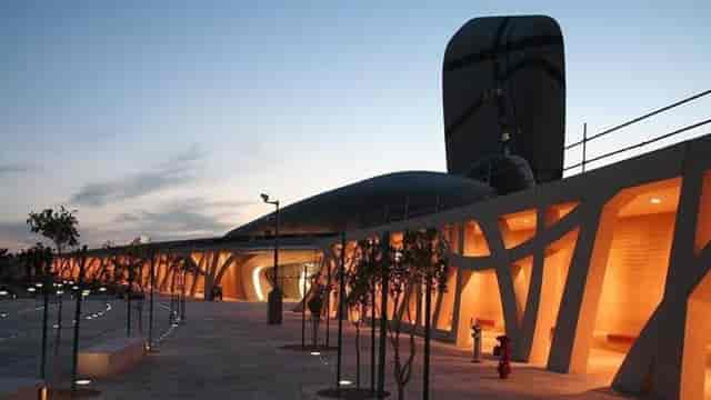 Knowledge Tower in Ithra, a modern venue with sleek design for corporate and social events.
