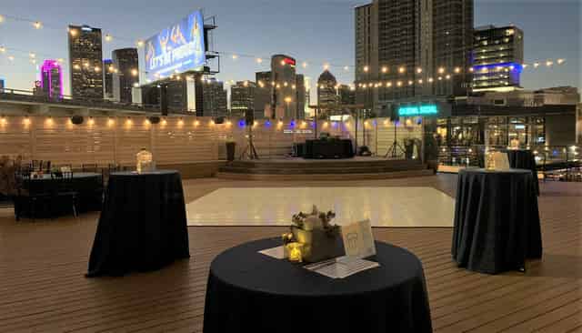 Rooftop deck