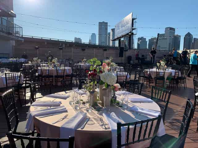 Rooftop deck