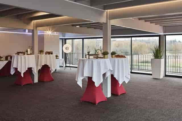 Elegant function room at DoubleTree Lyon, ideal for networking events and cocktail receptions.