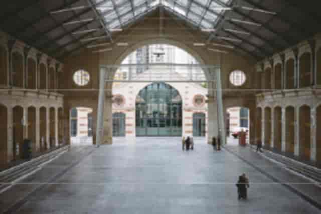La Nef Curial venue with high ceilings for events and meetings in CENTQUATRE-PARIS.