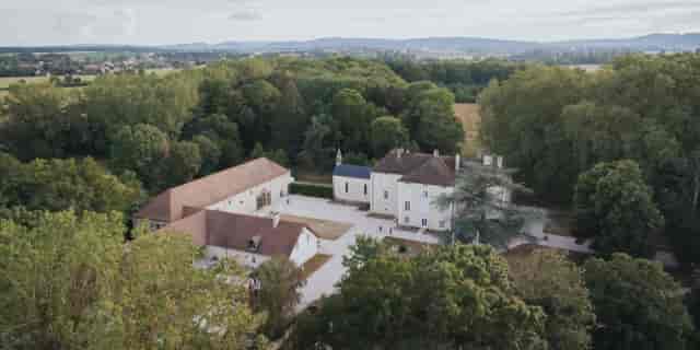 Historic Chapel at Chateau Legrand, ideal for corporate retreats and outdoor events.