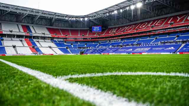 Groupama Stadium with vibrant seating, ideal for sports and corporate events.