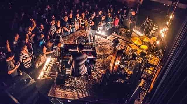 Private Suites at The Kessler Theater during vibrant live music event with engaged audience.