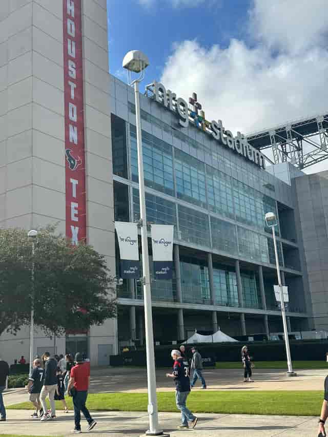 NRG Stadium exterior, perfect for conferences and sporting events.