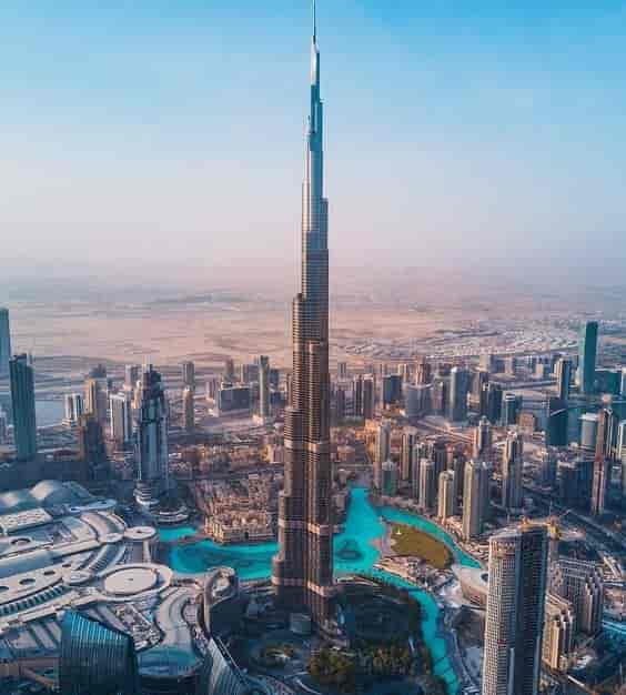 Burj Khalifa viewing deck with stunning views, perfect for corporate events and celebrations.