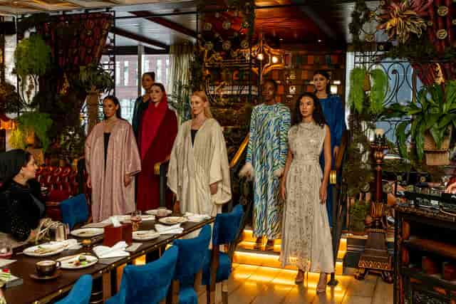 Elegant dining setup at COYA Doha, perfect for sophisticated events and product launches.