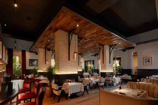 Sophisticated dining venue at The Hide, Jumeirah Al Qasr, ideal for upscale events.