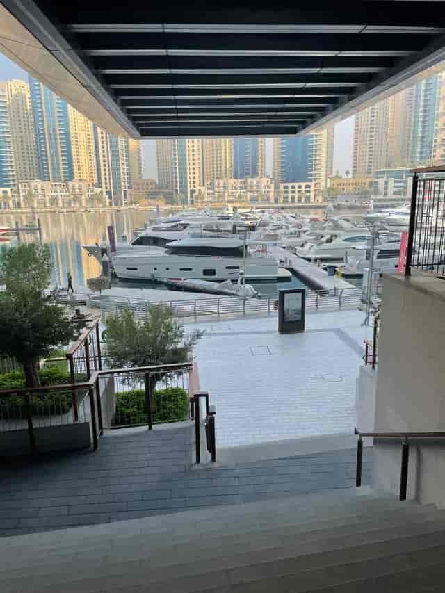 Luxury yachts at Dubai Marina Yacht Club, ideal for corporate networking events.