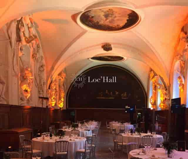 Baroque refectory at Lyon Fine Arts Museum, elegant venue for weddings and galas.