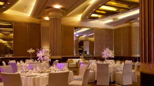Elegant ballroom in Mandarin Oriental Al Faisaliah, Riyadh for weddings and corporate events.