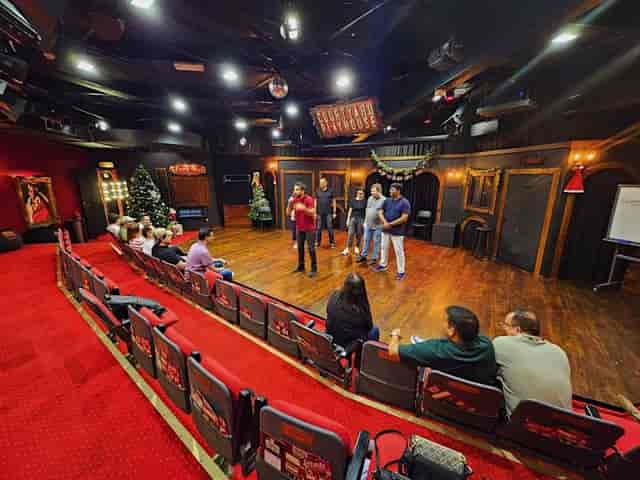 Spacious Main Auditorium at Courtyard Playhouse, ideal for corporate team-building workshops.