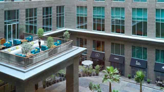 Samaya Ballroom B at Ritz-Carlton Dubai, modern venue for networking events and receptions.