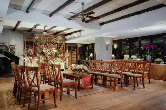 Elegant event space at Patio Jakarta, perfect for intimate weddings and corporate meetings.