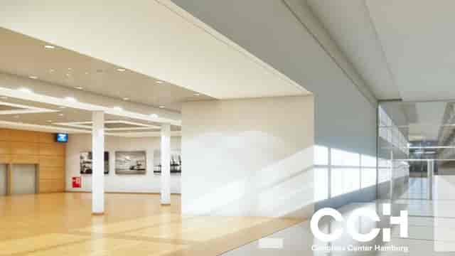 Modern Intermediate Foyer Hall 1 at CCH, ideal for conferences and events.