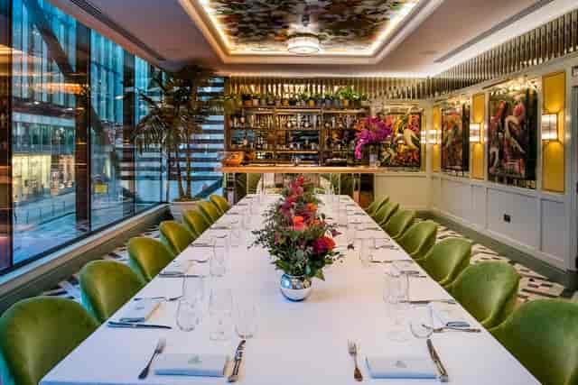 Ivy Dawson St. private dining, elegant, corporate event