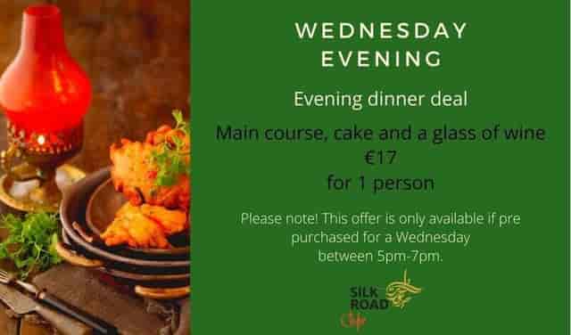 Silk Road Cafe mid-week dinner deal