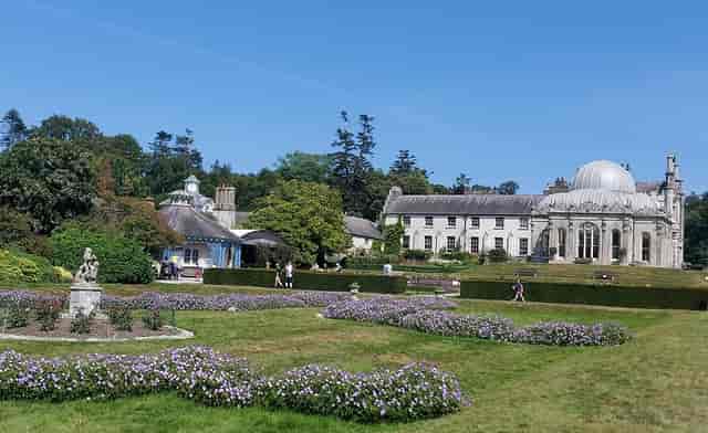 Lush gardens at Killruddery House, perfect for outdoor meetings and events.