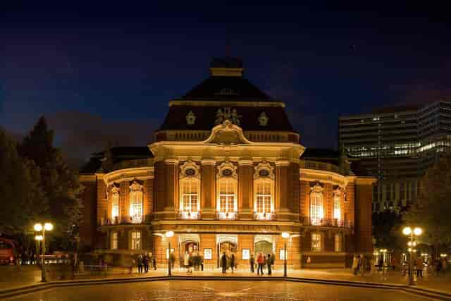 Hamburg Laeiszhalle gala venue, conference, cultural event.