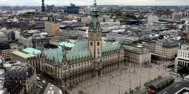 Hamburg Rathaus historic city hall event venue