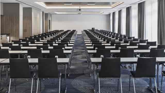 Courtyard Hamburg City conference setup, seated presentation, event planner
