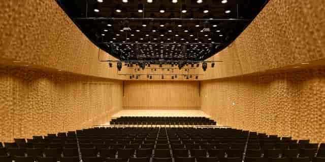 Elbphilharmonie recital hall, wood, concert, event