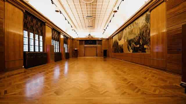 Galleriet Håndverkeren: Grand ballroom, classic mural, event venue