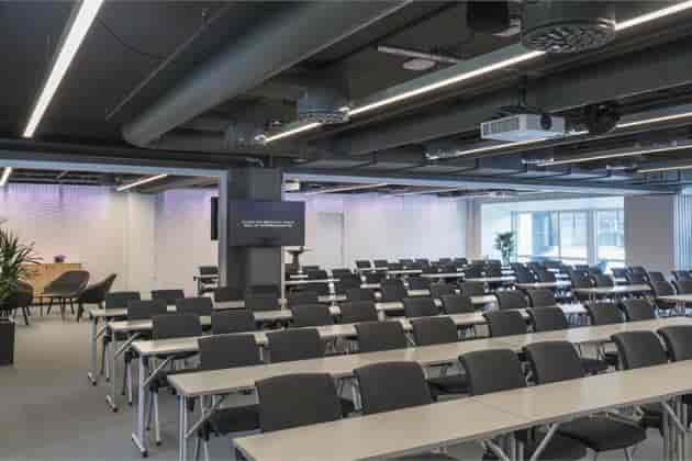 Modern conference room, Oslo, lecture event