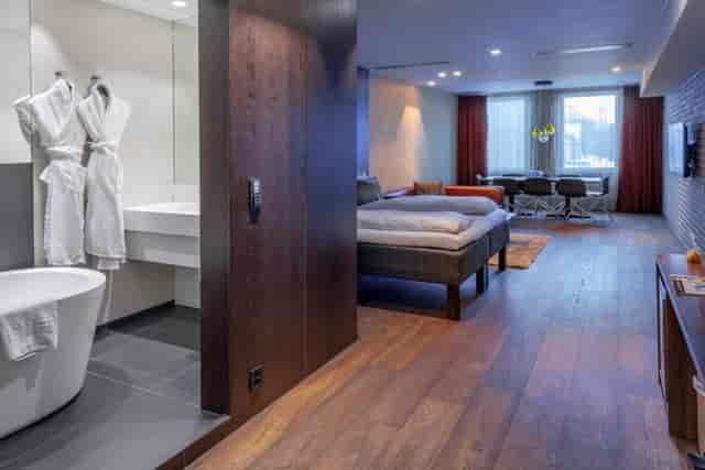 Oslo hotel VIP meeting suite with luxury seating