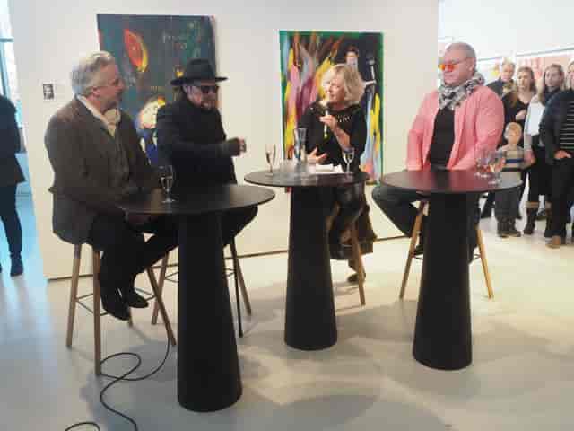 Art gallery opening: panel discussion, Bølgen Kulturhus
