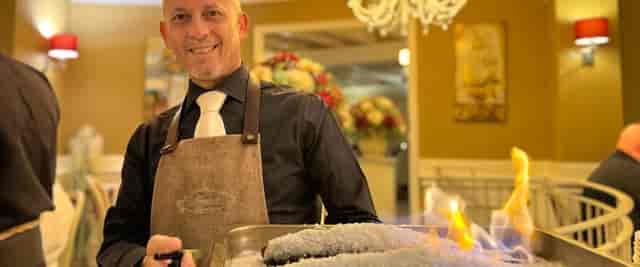 Event Staff Serving Food Ristorante Maestrale