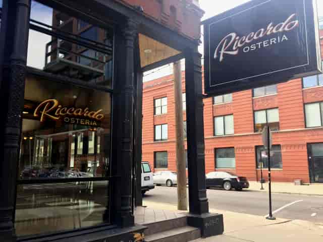 Riccardo Trattoria restaurant, downtown event, dining reception