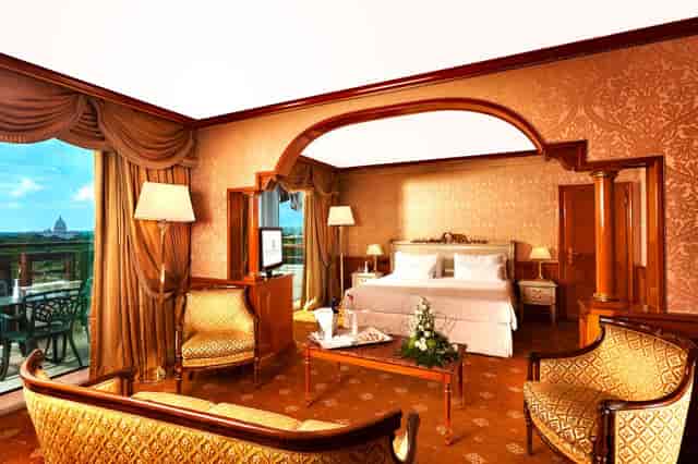 Luxury hotel suite, VIP, wedding reception