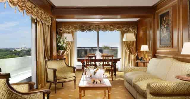 Luxury hotel suite meeting VIP event hospitality