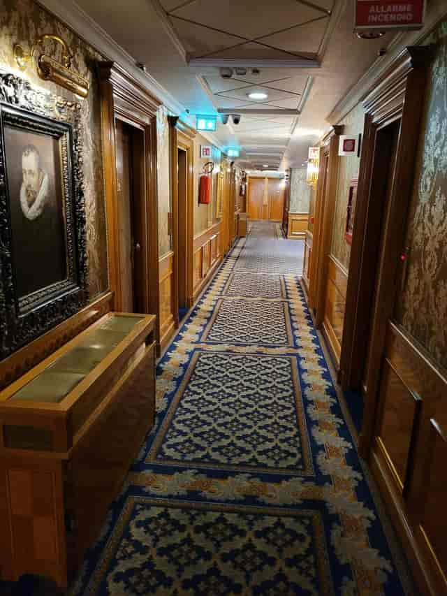 Grand Hotel spa hospitality lounge ornate rug classic event