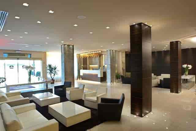 Best Western hotel lobby, modern, event, networking
